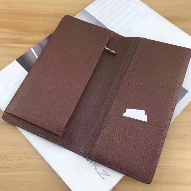 Designer men wallet Purses man card holder pocket organizer long wallets standard wallet for men dicky0750 long purse money bag pouch damier coin pocket note dicky - 2 of 8