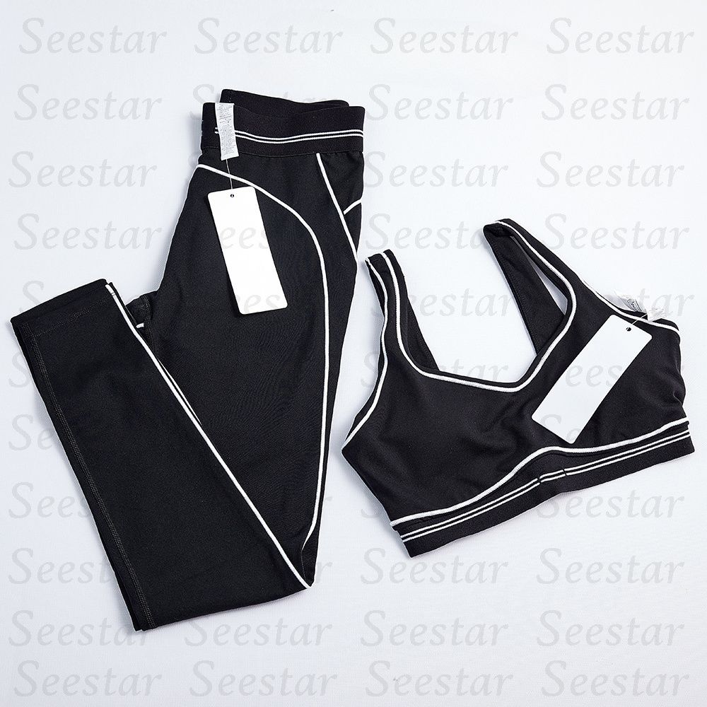 2Pcs Women Yoga Set Gym set Sport Bra High Waist Leggings Outfit, Quick Dry Fitness Gym Running Workout Sportswear - 6 of 8