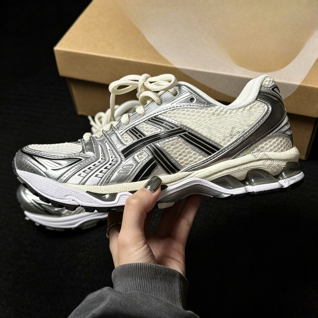 With Box Designer Running Shoes Gels Nyc Mens Womens Cream Solar Power Pure Sier Outdoor Sneakers Sports Athleisure Trainers Fashion Daily Outfit 36-47 - 3 of 8