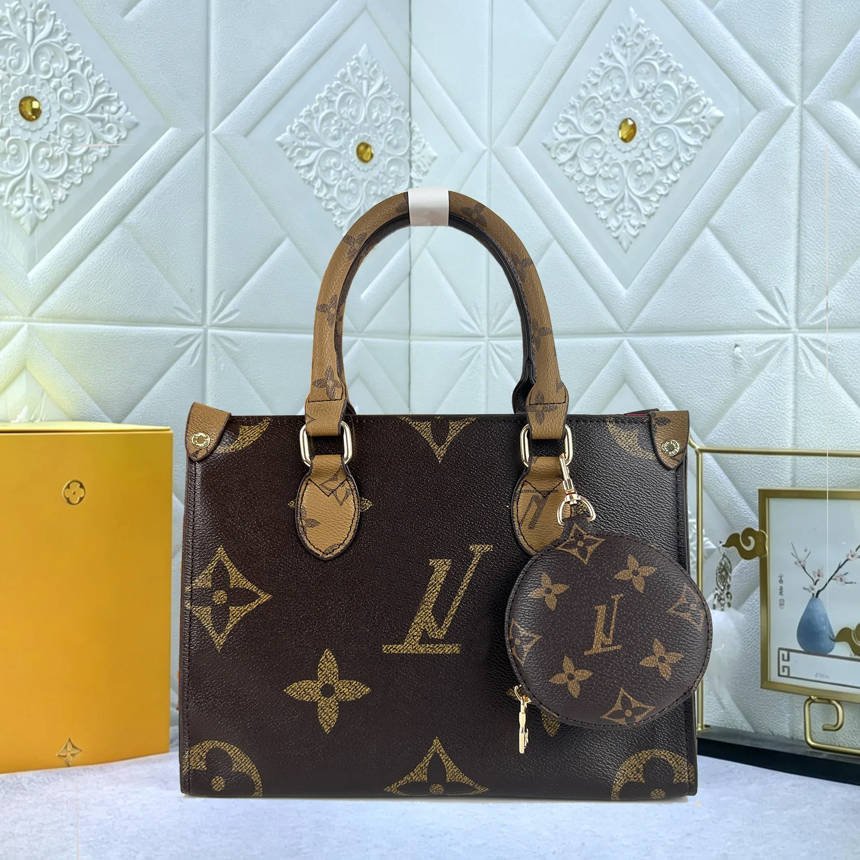 Designer Bags 2026 Trends purse bag sac de luxe Luxury Bag Handbags Shoulder Bag Crossbody bags Classic Metallic Letter tote bags for women luxury - 8 of 8