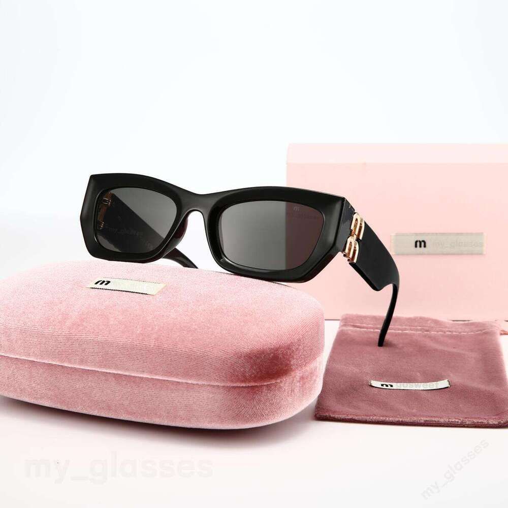 With Box Designer Cat Eye Sunglasses Oval Silhouette Retro Slim Narrow Rectangle Acetate Frame Mirror Reflective Lens UV400 Protection Fashion Glasses For Women - 3 of 9