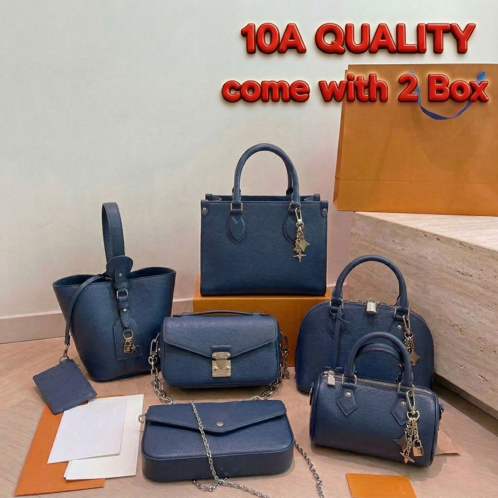 Luxury Designers Boston Handbags Genuine Leather Women's Shoulder Bags Classic Crossbody Bag Large Capacity Travel Tote Fashion Messenger Bag Womens Purse PRPU - 1 of 8