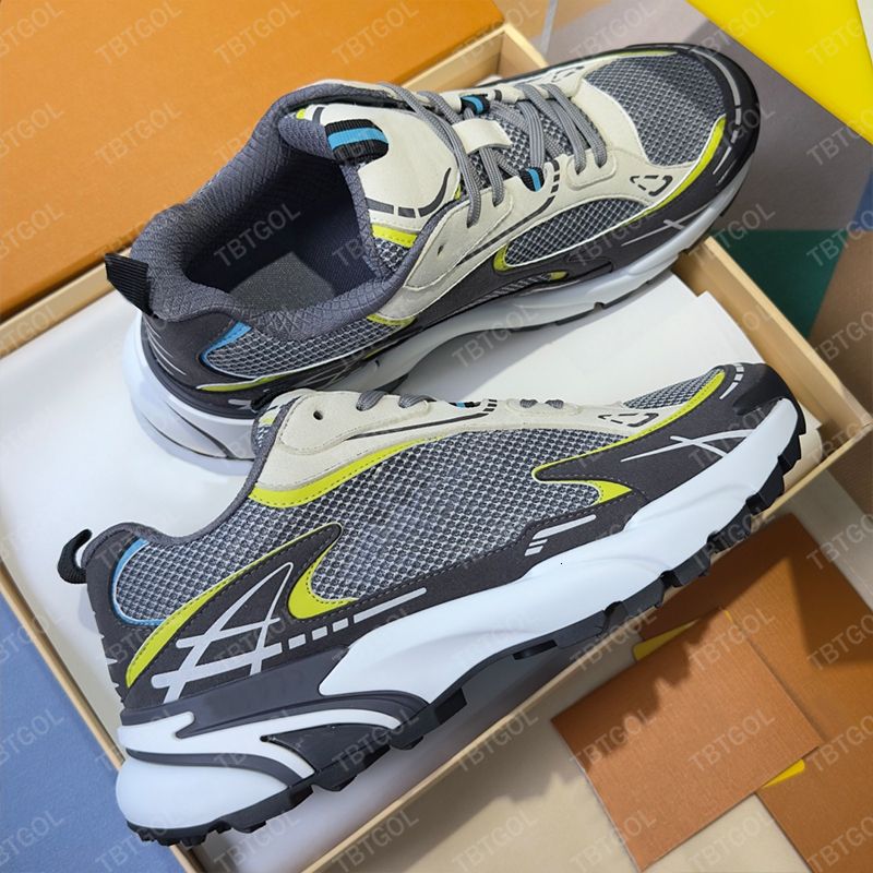 High Quality Men Designer Runner Tatic Sneaker Luxury 2.0 Leather Running Shoes Dynamic Print Mesh Trainers Lightweight Running Hiking Shoes 1098 - 7 of 8
