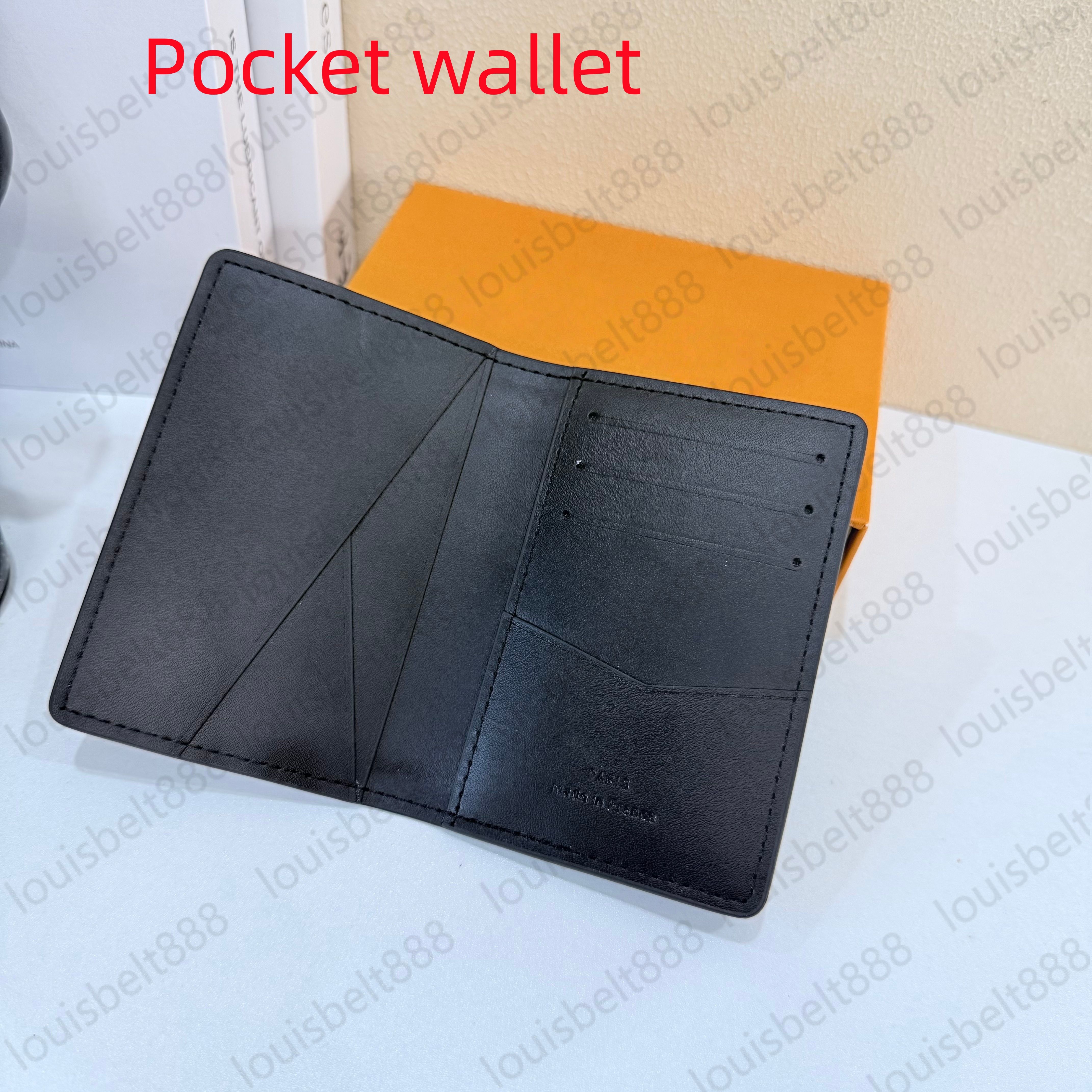 designer Pocket organizer card holder luxury man Monogram Pocket wallet sports field scenery Skiing card holder Golf wallets Multiple colors to choose from - 7 of 7