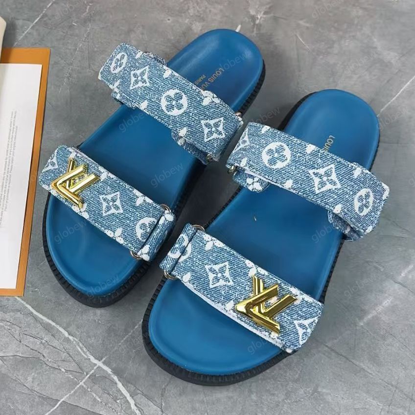 Designer Slippers sandals Men and Women brown slides Genuine Leather Casual Shoes summer beach gladiator Mules hasp Womantop quality Flat Slide Designer sandal - 4 of 8