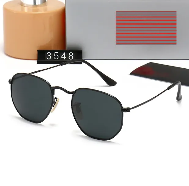 Luxury designer sunglasses 3548 RB sunglasses Hexagonal metal sunglasses Top quality gafas 3447 luxury UV400 Eyewear Classiceyeglasses for men and women 51mm - 6 of 9