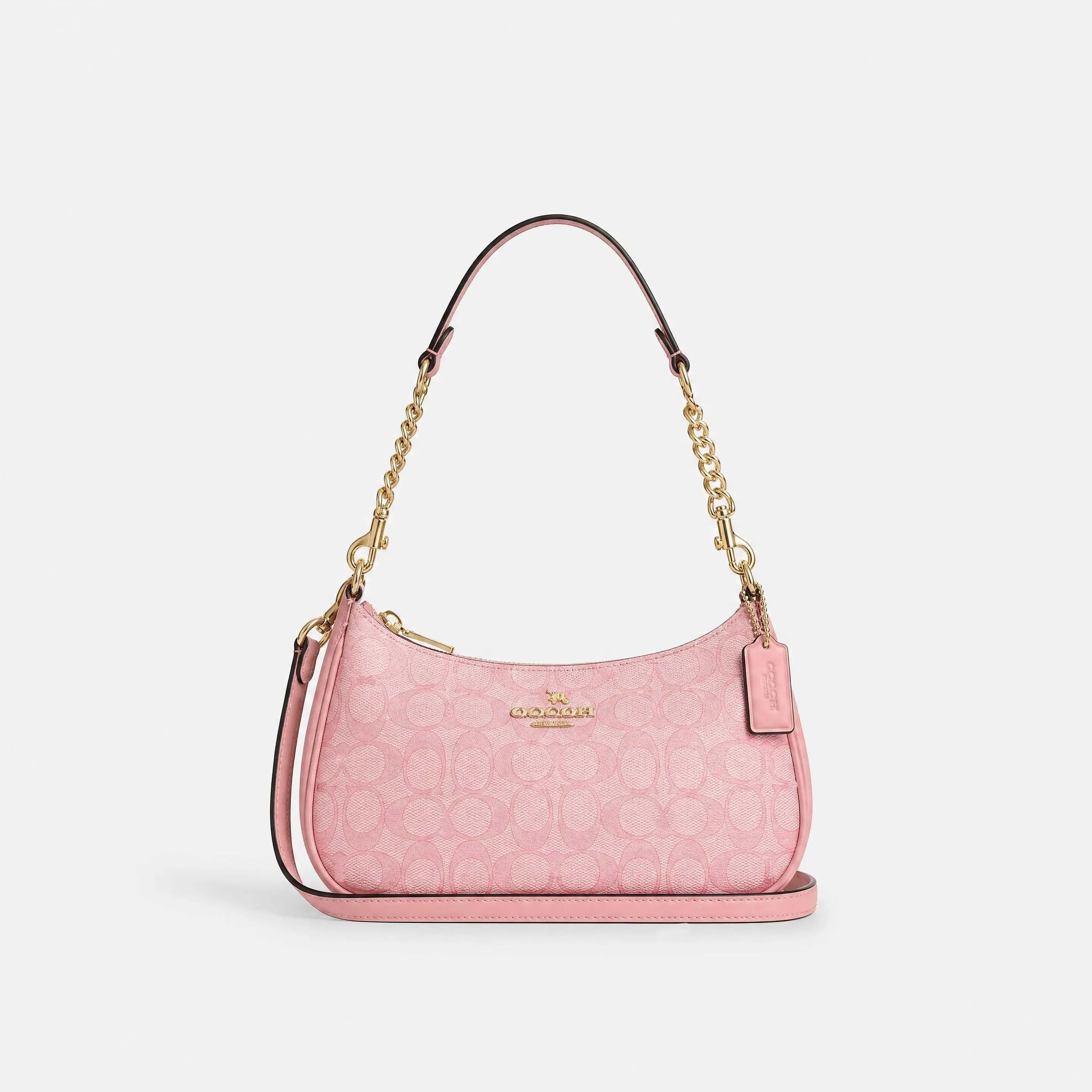 Pink Tote Bag Designer Bag Large Capacity Bag Women's Shopping Bag Canvas With Metal Hardware Classic Fall Winter Fashion BagClassic Fall/Winter Fashion Bag - 5 of 7