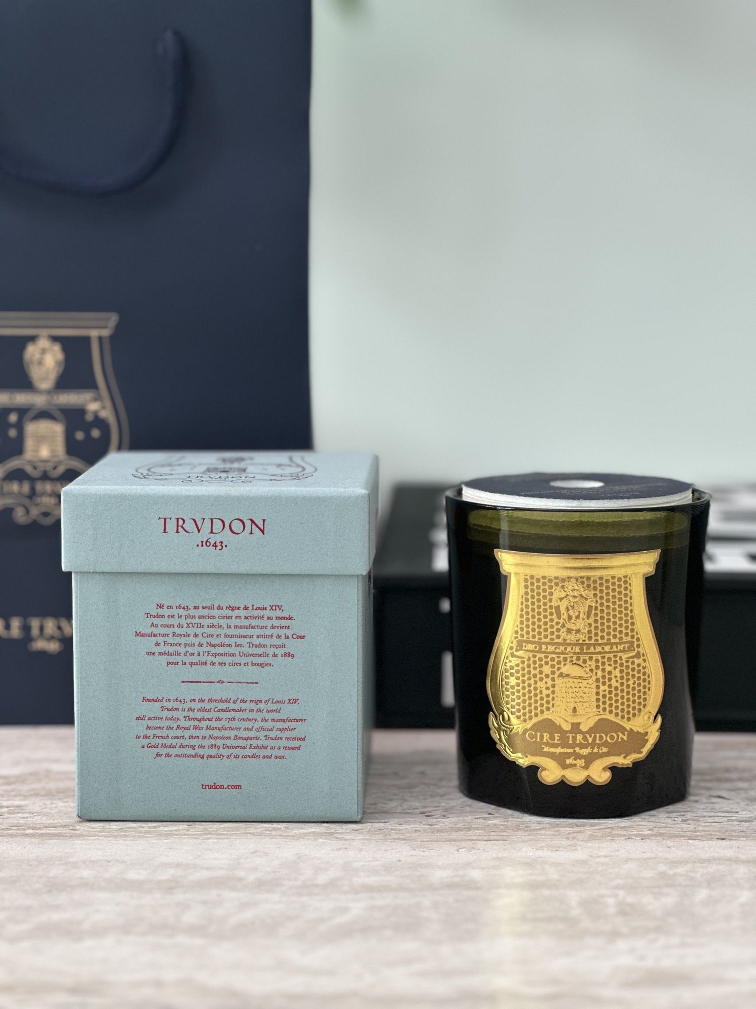 Cire Trudon cup scented candle Home plaster aromatherapy decoration 270gSoy wax Fragrance cup Candles not included - 1 of 3