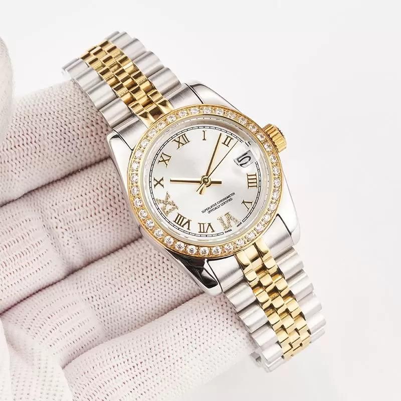 Womens watch Luxury Limited Edimted designer mechanical automatic watches Movement 28mm diamond watch Stainless Steel wristwatches - 3 of 8