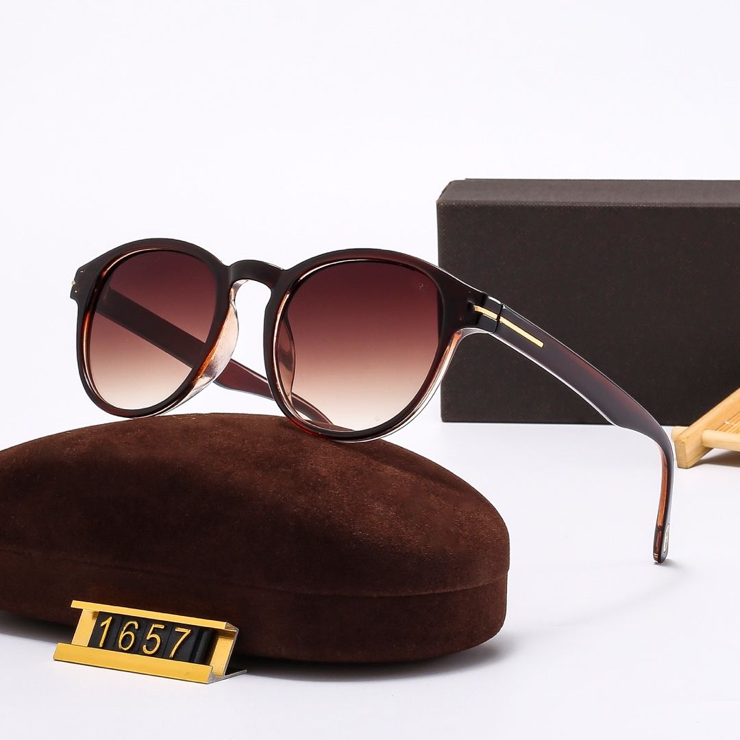Classic Round Sunglasses Brand Designer UV400 Eyewear Metal Black Frame Sun Glasses Men Women Mirror Sunglasses Polaroid Lens With Box - 3 of 8
