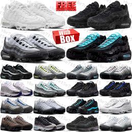 free shipping with box Designer 95 95s sneakers Running Shoes neon Pink Foam black trainers for mens womens chaussure black Outdoor men women Sports runners - streetova