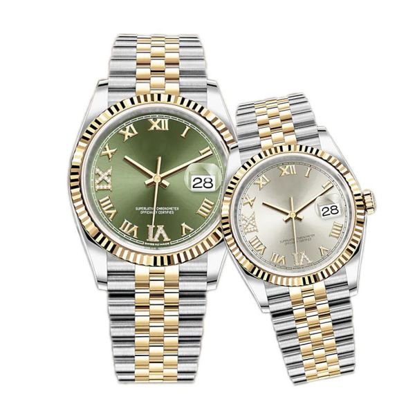 ZDR-women watch 2813 movement 31mm quartz 36mm automatic stainless steel Couples watches waterproof Wristwatches Luminous montre de luxe gifts - Watches - streetova
