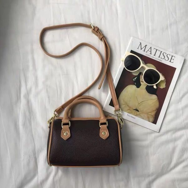 Wholesale new mini boston bags Canvas genuine leather lady messenger bag phone purse fashion satchel nano pillow shoulder bag handbag - Bags, Luggage & Accessories - streetova