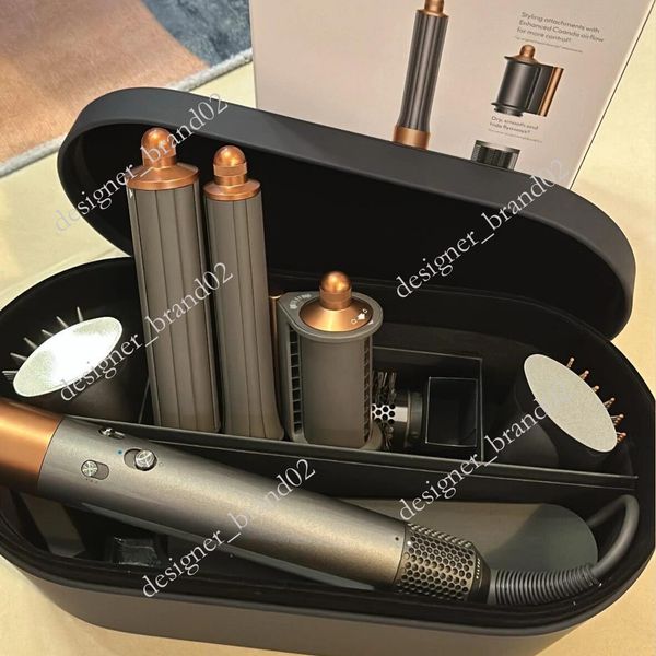Hair Airwrap Hair Curler Complete Long Curling Iron Origin Multi-styler Dryer Straightener C0-anda 2x Hot Air Styler Auto Hair Dryer Flat Iron Salon Professional - Hair Products - streetova