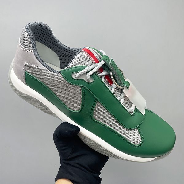 Genuine Leather Mens Cup Sneakers EU47 Designer Shoes Luxury Casual Sneaker Mans Sport Shoes Outdoor Trainers Running Shoes 447 - Shoes & Accessories - streetova