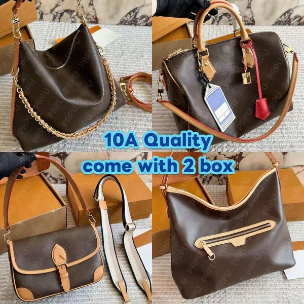 Luxury Genuine Leather Shoulder Bag Women Vintage Boston Crossbody Handbags Rich Texture Large Capacity Commuting Tote Fashion Purse Travel Bag Womens Purse PRPU - Bags, Luggage & Accessories - streetova