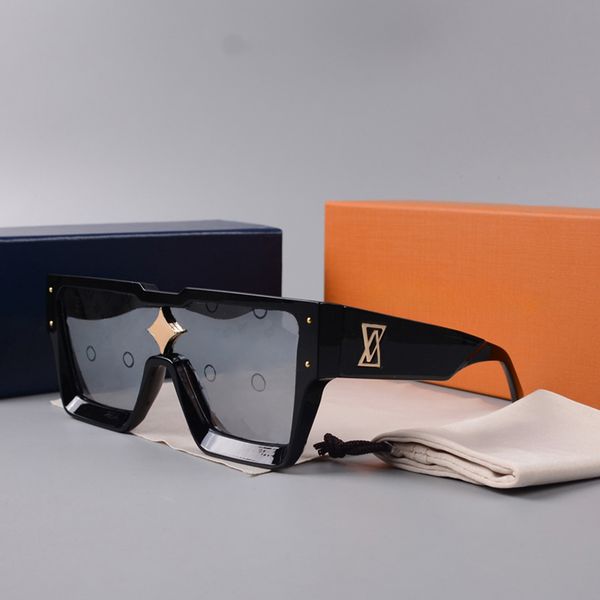 Designer Sunglasses Man Sunglasses Woman Fashion Glasses Rectangle Big Full Frame Letter Design for Man Women 5 Option Top Quality - Fashion Accessories - streetova
