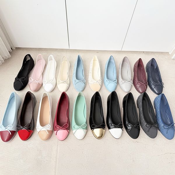 2026 Womens Designer Shoes Ballet Flats Loafers Mesh Dress Shoes Dolly Heels Ballerine Flat Pumps Fashion Bow Sandals Slides Bridal Wedding Shoes 1057 - Shoes & Accessories - streetova