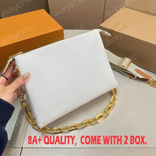 Designer Luxury Style Puffy Envelope Clutch Women's Thick Chain Crossbody Bag Coussin Quilted Shoulder Purse Evening Handbags Premium Quilted wedding guest clutch - Bags, Luggage & Accessories - streetova