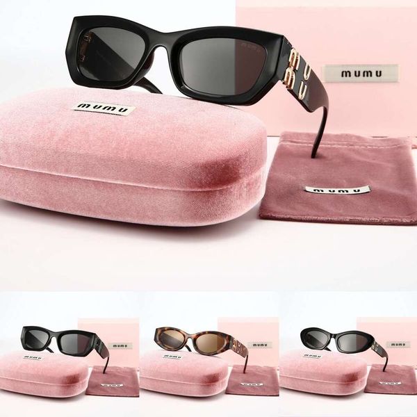 With Box Designer Cat Eye Sunglasses Oval Silhouette Retro Slim Narrow Rectangle Acetate Frame Mirror Reflective Lens UV400 Protection Fashion Glasses For Women - Fashion Accessories - streetova