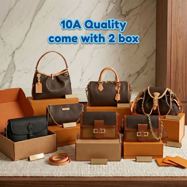 Vintage Designer Bags For Women Luxury Crossbody Handbags Totes Classic Metal Corner Shoulder Purses Retro Box Bag Fashion Messenger Bag With Box Womans Purse PRPU - Bags, Luggage & Accessories - streetova