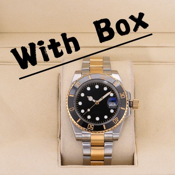 U1 Luxury Mens/Womens Watches Automatic Mechanical 40mm Watch 904L Stainless Steel Blue Black Ceramic Sapphire glass luminous WristWatches montre de luxe - Watches - streetova