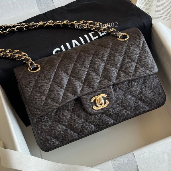 10A Caviar cf Classic Designer bags Shoulder Bag Sheepskin Women's Crossbody Bags Diamond Pattern Metal Chain Doube C Letters Flap Closure Handbag 25 bag tote bag 01 - Bags, Luggage & Accessories - streetova