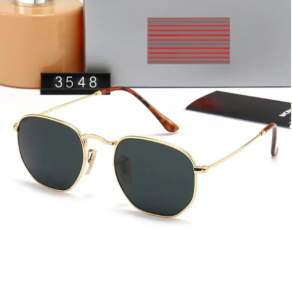 Luxury designer sunglasses 3548 RB sunglasses Hexagonal metal sunglasses Top quality gafas 3447 luxury UV400 Eyewear Classiceyeglasses for men and women 51mm - Bags, Shoes & Accs - streetova
