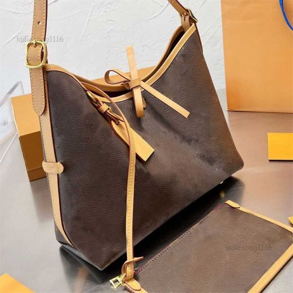 High quality Carryall Shoulder Bags Fashion MM PM Tote Bag Designer Womens Handbags Canvas Leather Vintage Carry All 2 In 1 Hobo With Wallet detachable shoulder strap - Bags, Luggage & Accessories - streetova
