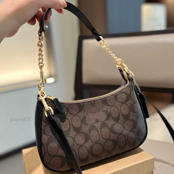 Shoulder Bags Fashion Designer Underarm Small Handbags Women Shoulder Bag Half-moon ladies Baguette Purse Chain Strap Croissant bags Large Capacity Chain Bag - Bags, Luggage & Accessories - streetova