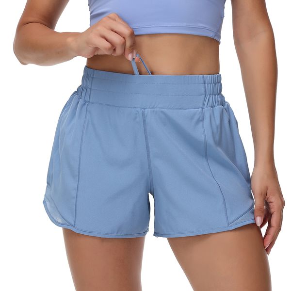 Womens Hotty Hot High-Rise Lined Short 4" Gym Fitness Training Tights Sport Quick-drying Short Pants Fashion Trousers - Sports & Outdoors - streetova