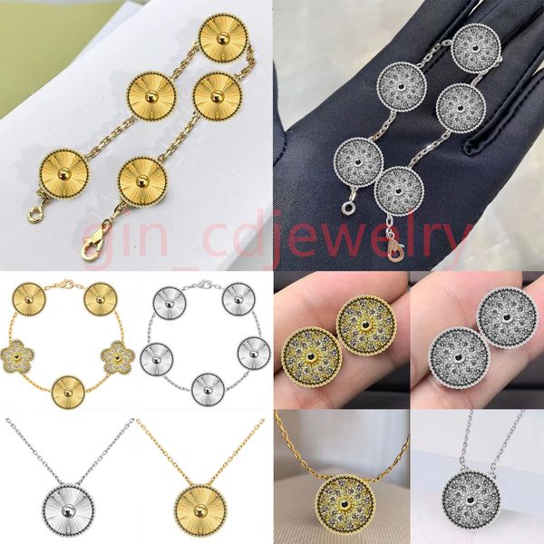 Classic Lucky Clover Necklace Bracelet Earrings Womens and Girls Valentine's Day Mother's Day Engagement Jewelry - Jewelry - streetova