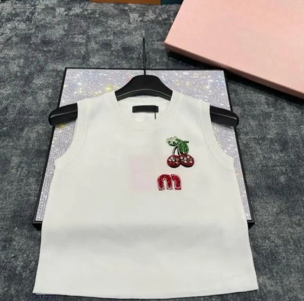 Brand Fashion Women's Tank Top Camis Embroidery Print Slim Vest Daily Casual Clothing - Apparel - streetova