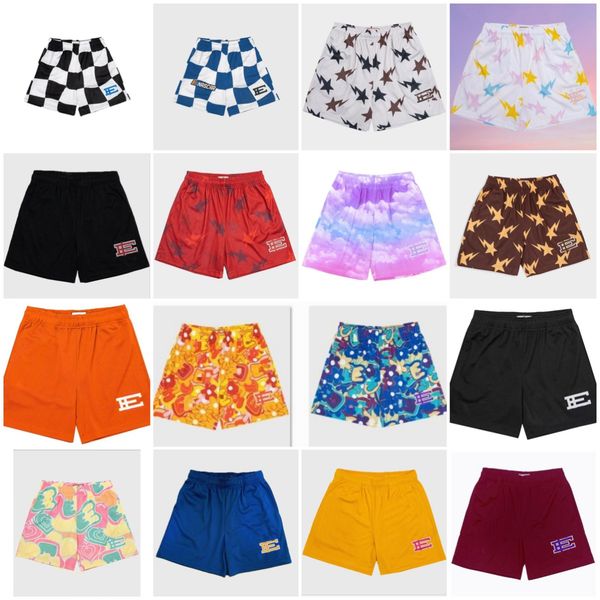 Men's Women's Basic Shorts fitness shorts mesh breathable beach pants sports series basketball pants New York 073101 - Apparel - streetova