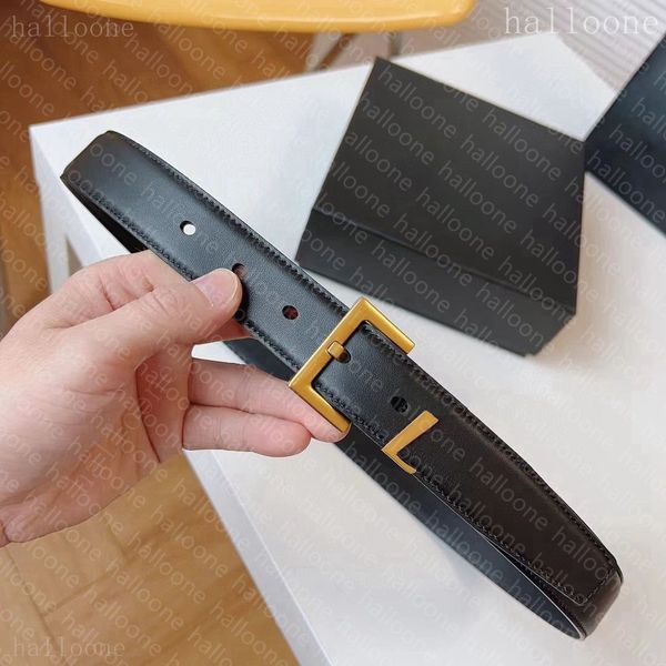 Classic woman belt Mens Width 3.0cm belt For Women With box lady mirror hight quality Luxurys designer belts womens man Gift black white Genuine Leather buckle Belt - Fashion Accessories - streetova