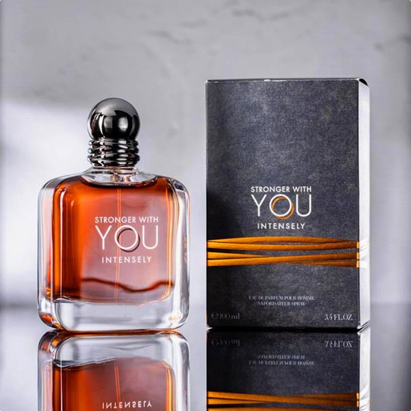 Designer Perfume Men Fragrance Stronger with You Absolutely Intense Eau De Parfum Man Cologne Spray Body Mist Fast Ship High Quality 100ml EDP 3.3OZ - Health & Beauty - streetova