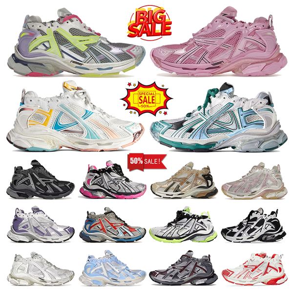 designer shoes runner sneakers Track Casual 7.0 7.5 For Men Women Luxury Sneaker Hiking Shoes Dark Grey Black Silver Pink White Red Platform Paris Shoe Size 35-46 - Shoes & Accessories - streetova