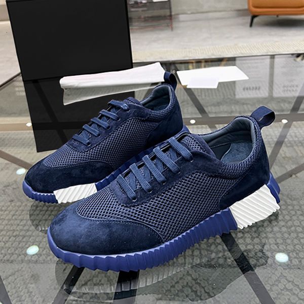 Designer Bouncing Sneakers Luxury Leather Mens Shoes Suede Trainers Fashion Jet Sneaker Breathable Outdoor Sports Casual Shoes 959 - Shoes & Accessories - streetova